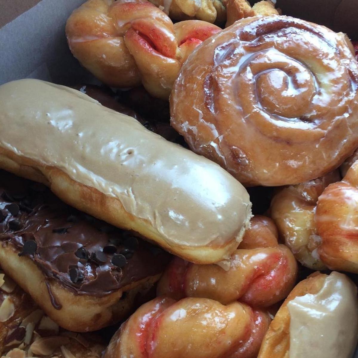 An assortment of BJ Cinnamon’s doughnuts. Yelp named the Folsom doughnut shop one of the Top 50 Donut Shops in the U.S. in 2025.