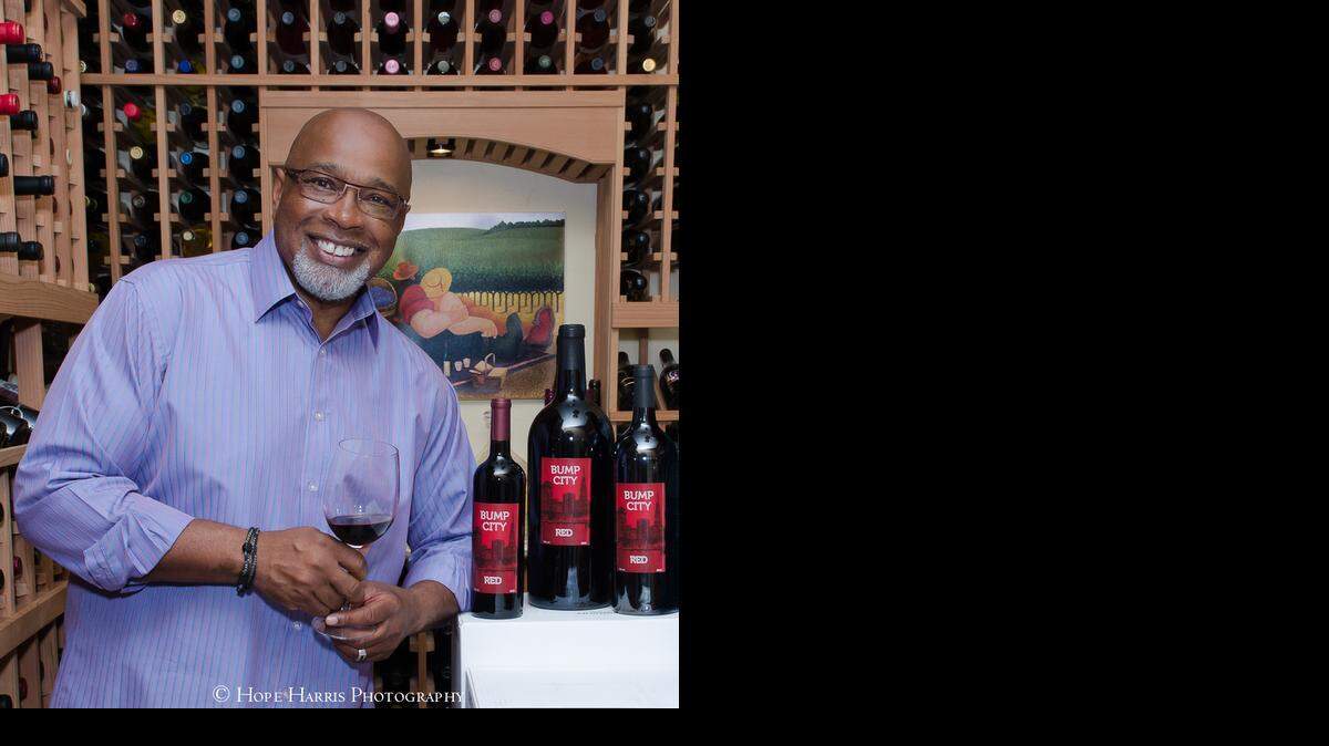 
Land Park resident and Tower of Power keyboardist Roger Smith with the first vintage of his new Bordeaux blend, Bump City Red. He and business partner Mike Smolich have plans for two new wine releases in the spring.
