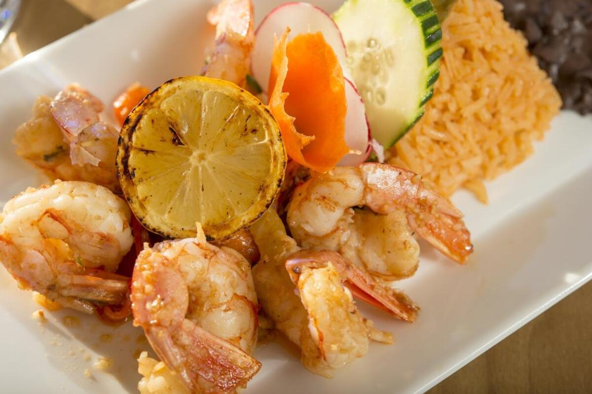 Garlic prawns at Mezcalito Oaxacan Cuisine.