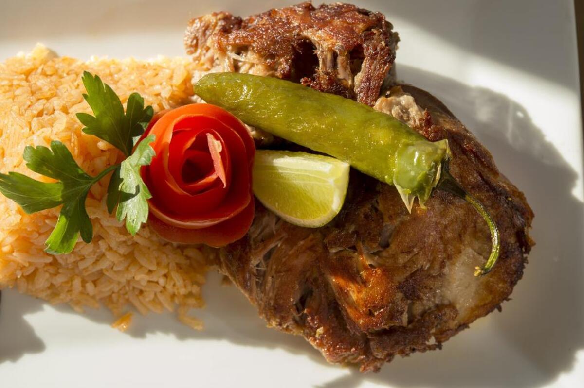 Carnitas at Mezcalito Oaxacan Cuisine.