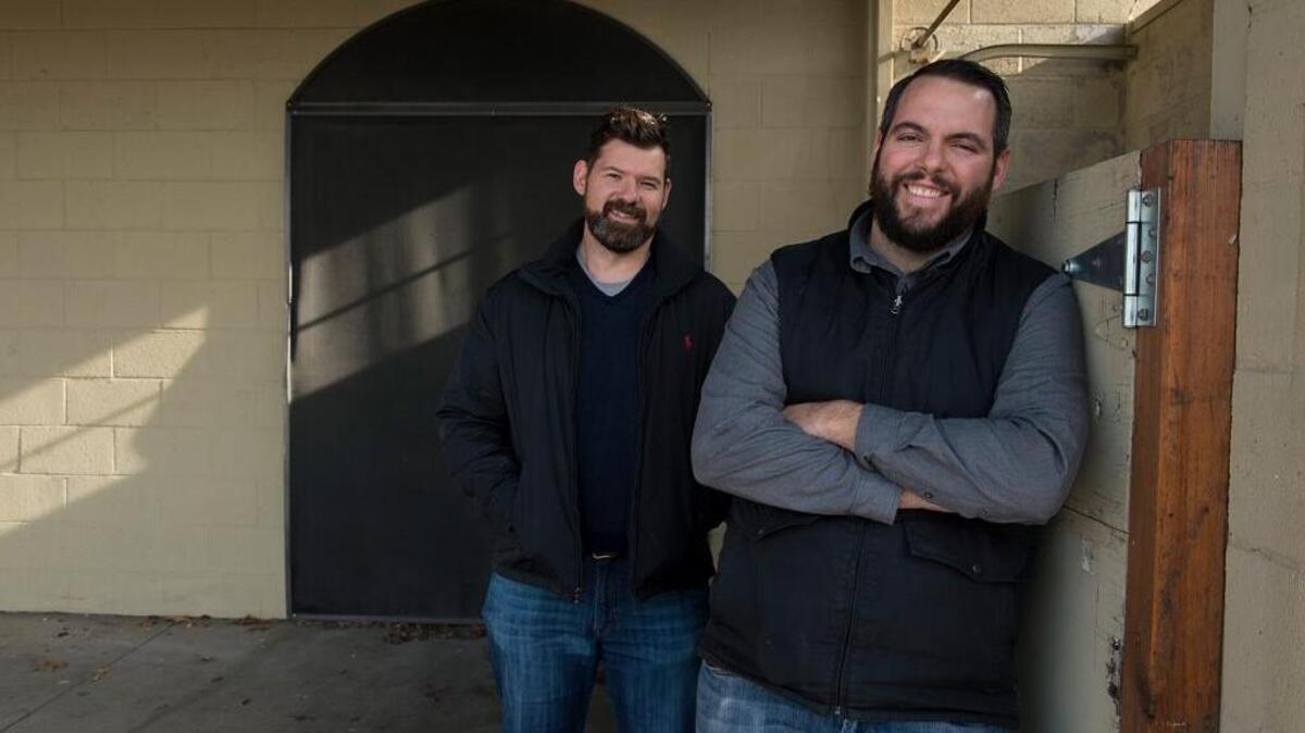 Clay Nutting, formerly of LowBrau and partnering chef Brad Cecchi at the site of their now opened tavern-style restaurant named Canon in East Sacramento in 2016.