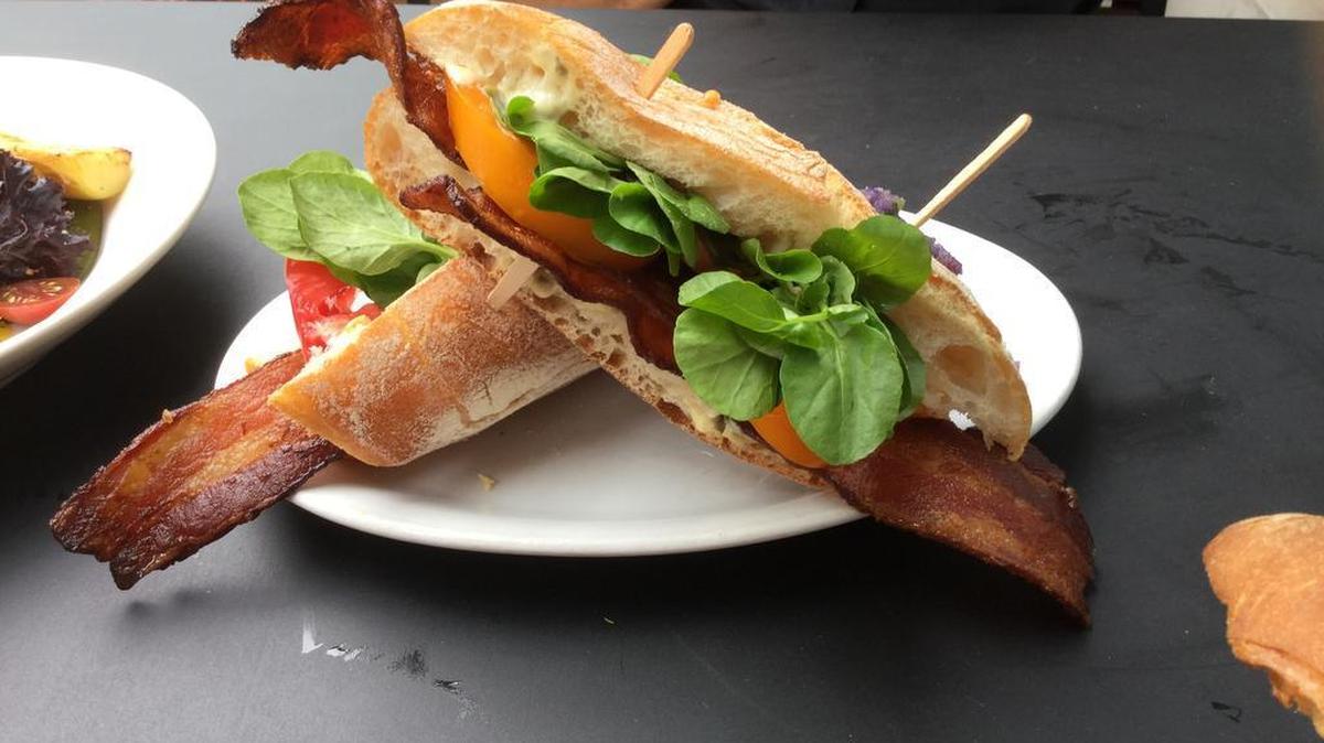 
This is Magpie Cafe’s version of a BLT.
