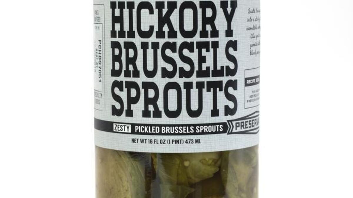 Hickory Brussels Sprouts is the best-selling pickled condiment at Sacramento’s Preservation & Co.