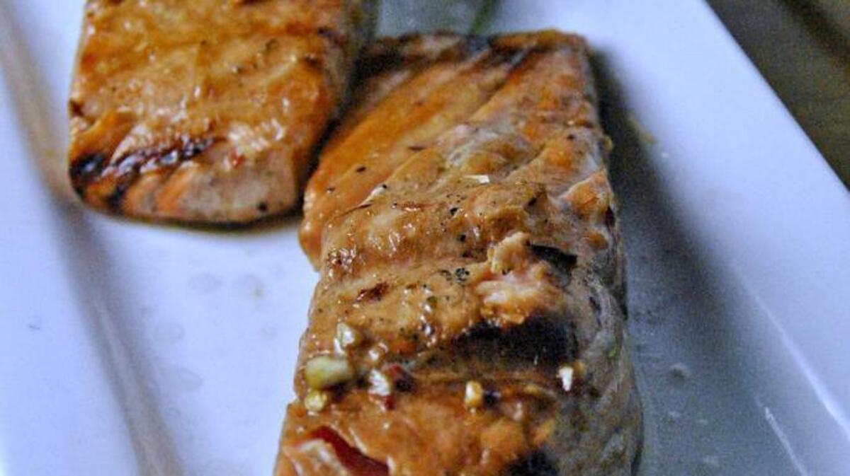 
Firecracker salmon. 
