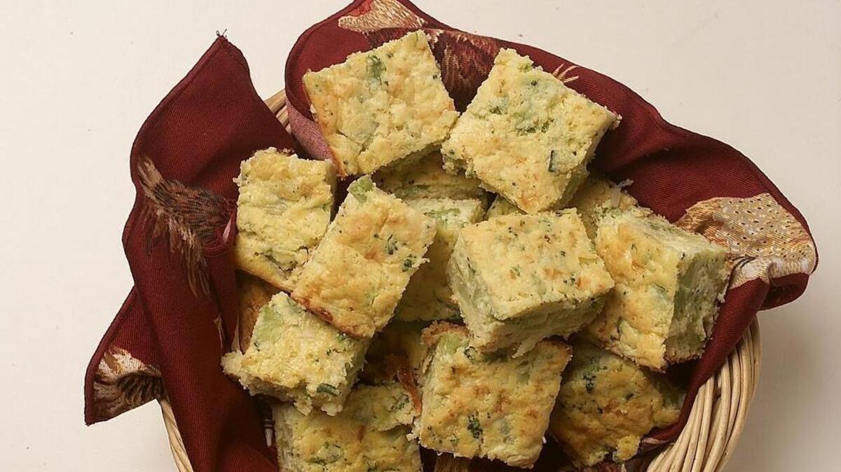 Try green chilies, cheddar cheese and corn kernels in your cornbread.
