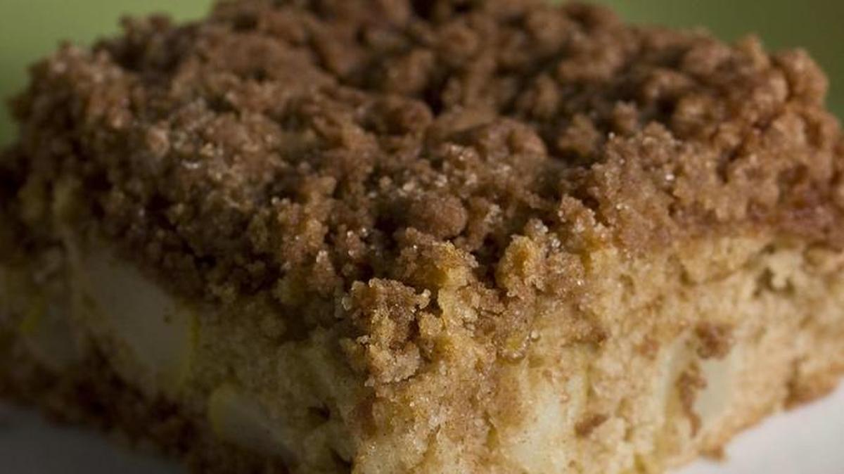 A streusel-topped coffee cake is delightful for breakfast.