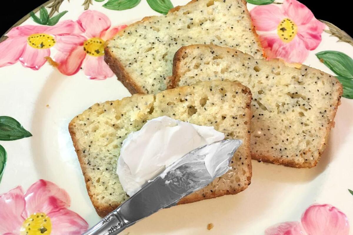 Lemon poppy seed quick bread