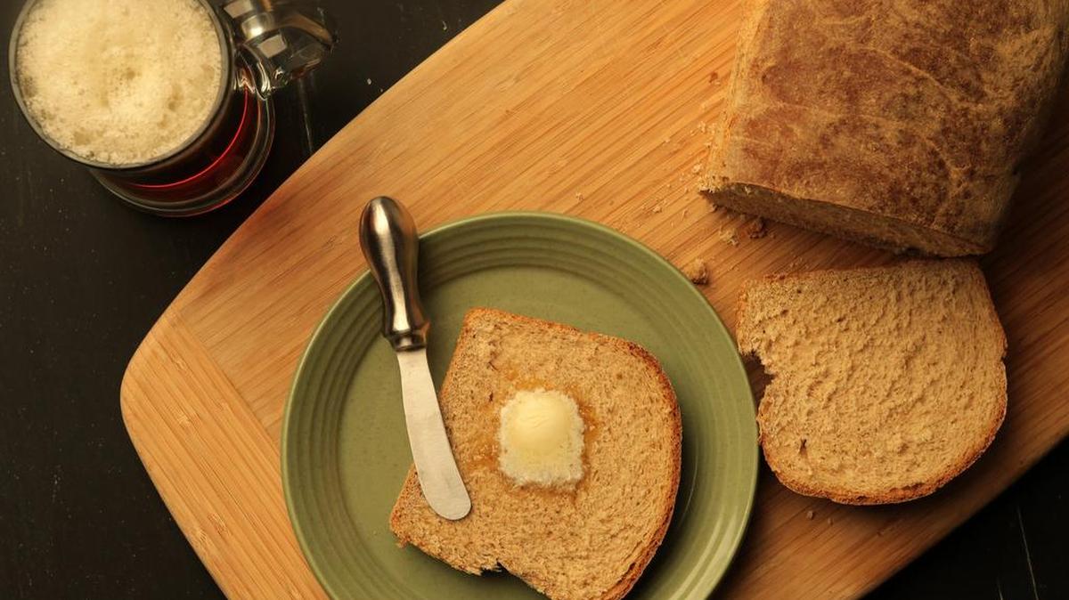 Use Pilsner in this Berghoff beer bread, which is great with butter or in sandwiches.