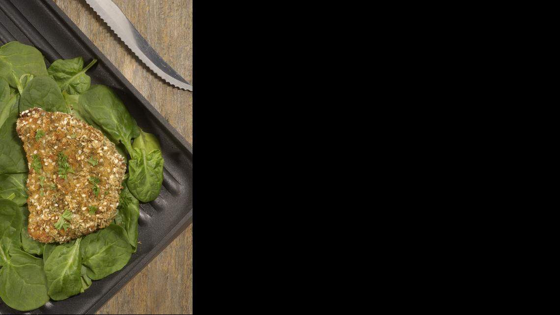 
These pork chops (see recipe below) have a coating that includes sesame seeds, which pack nutritional punch.
