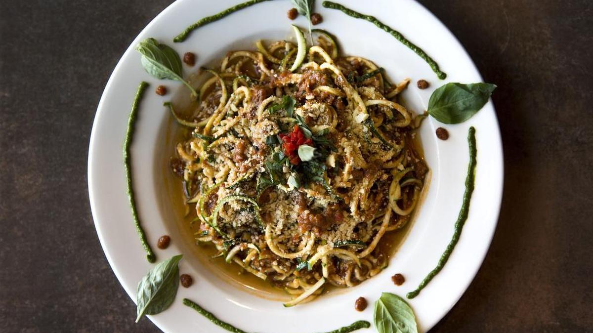 
Zucchini Pasta from the Green Boheme in Roseville.
