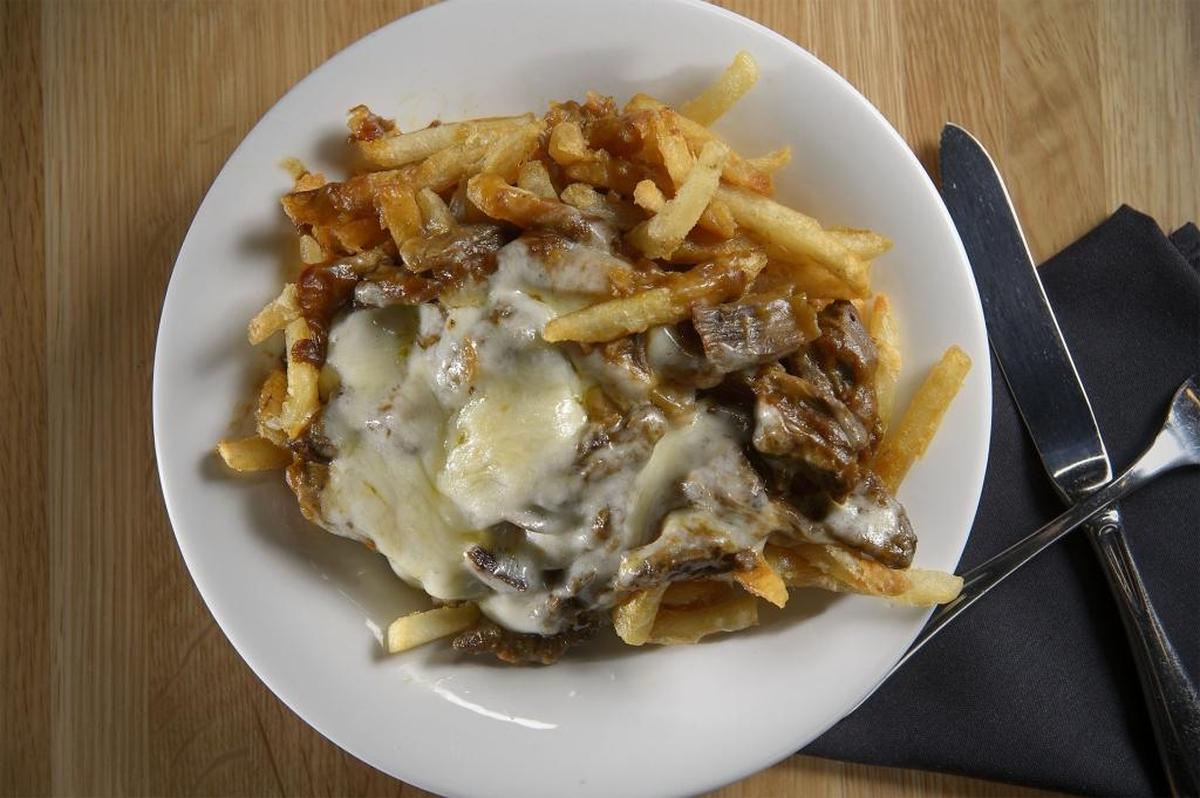 Poutine at The Patriot in Carmichael on Tuesday, Dec. 5, 2017.