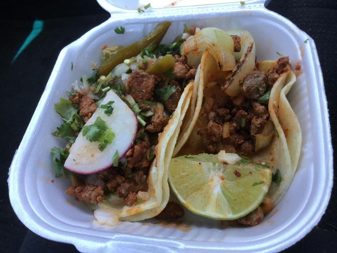 Adobaba tacos from El Paisano