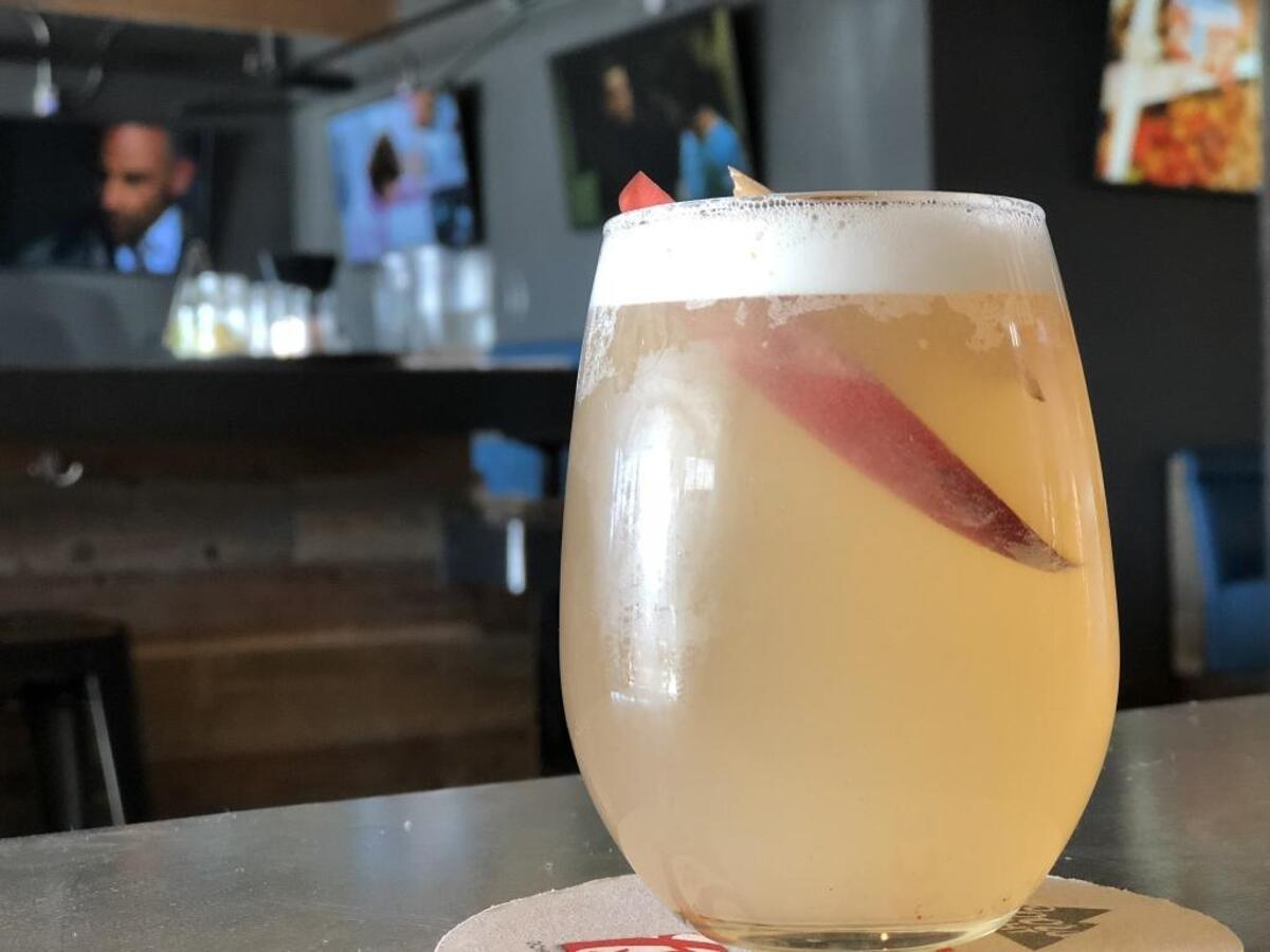 The “Fall French” cocktail at Serpentine Fox Prohibition Grille.