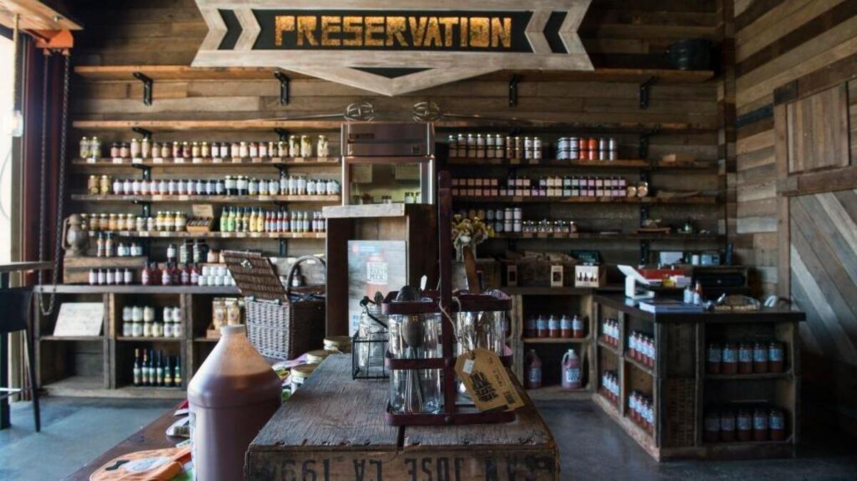 The showroom at the Preservation & Co.