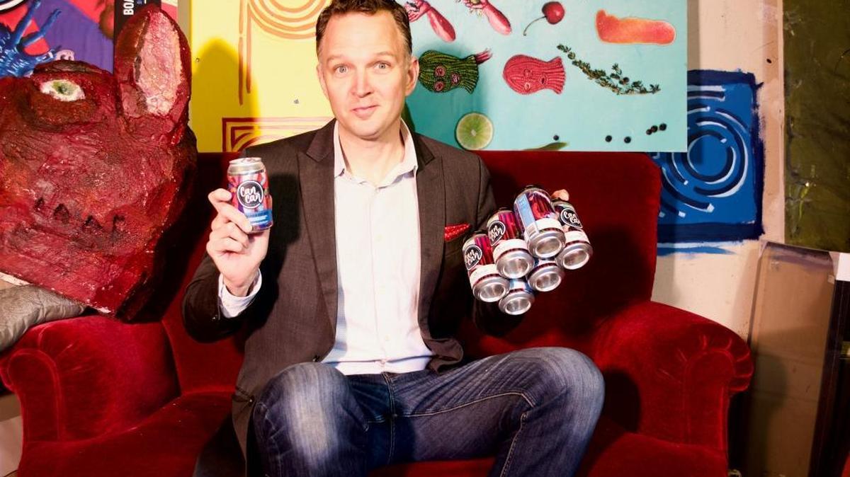 Products in Ryan Seng’s Can Can Cocktails include “Boar’s Bourbon Root Beer.”