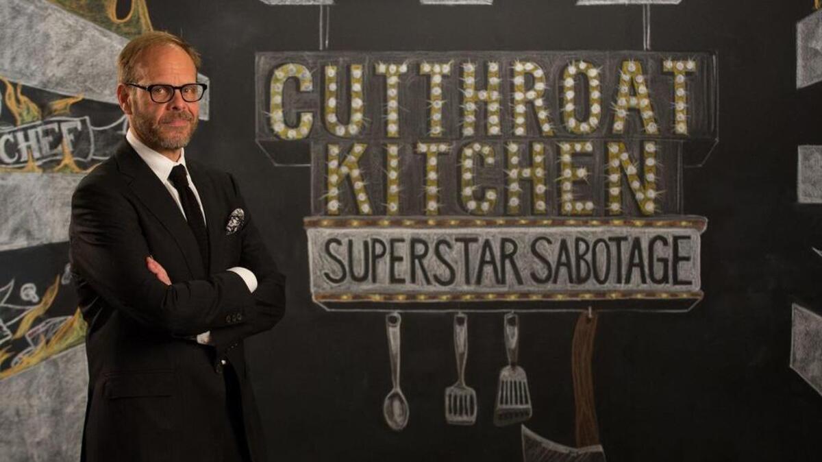 Alton Brown is host of Food Network’s “Cutthroat Kitchen: Superstar Sabotage,” one of at least 16 food competition shows, up from two in 2005.