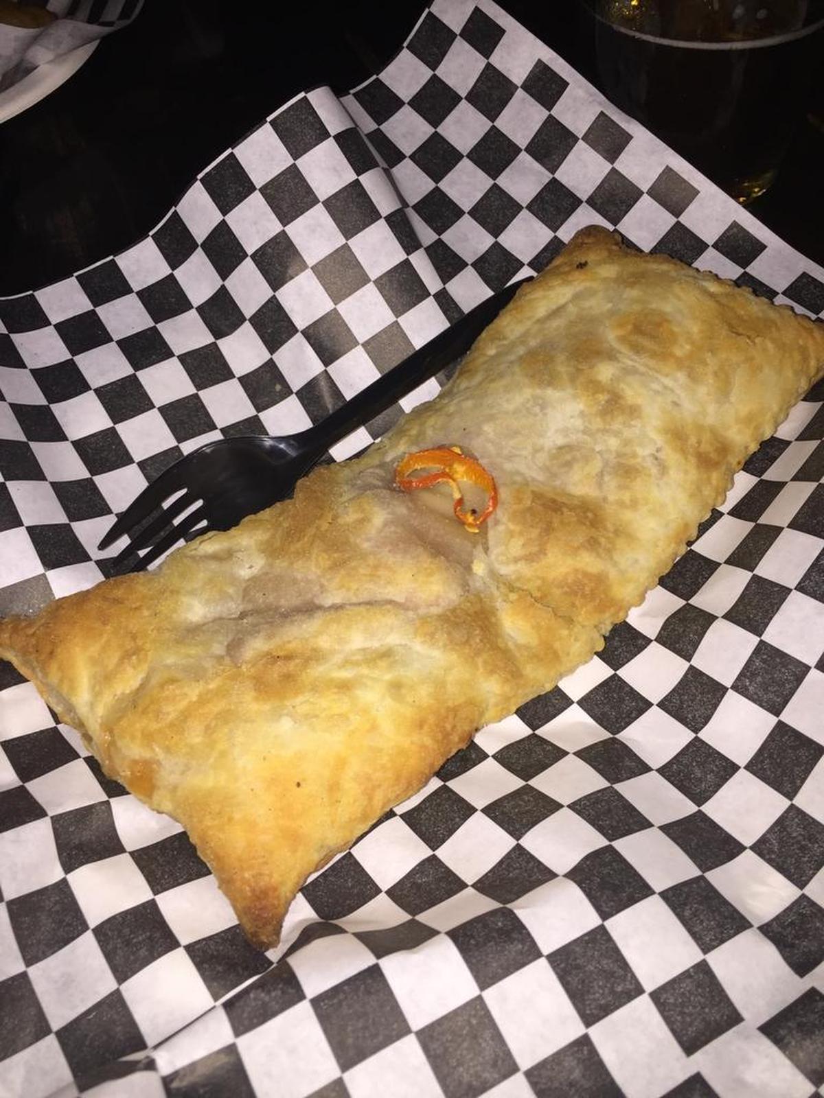 The pizza pocket at Holy Diver