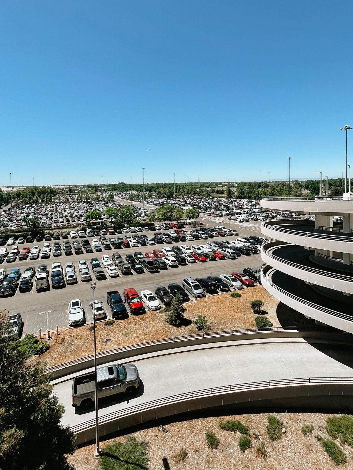 Sacramento International Airport offers a number of parking options, including a garage and economy lots. 