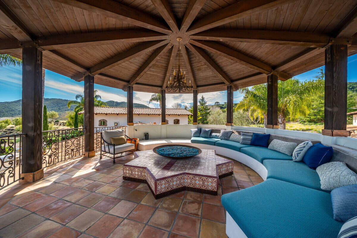 The observation tower invites relaxation at Casa Contenta in Avila Beach. The property is for sale for $7.4 million.