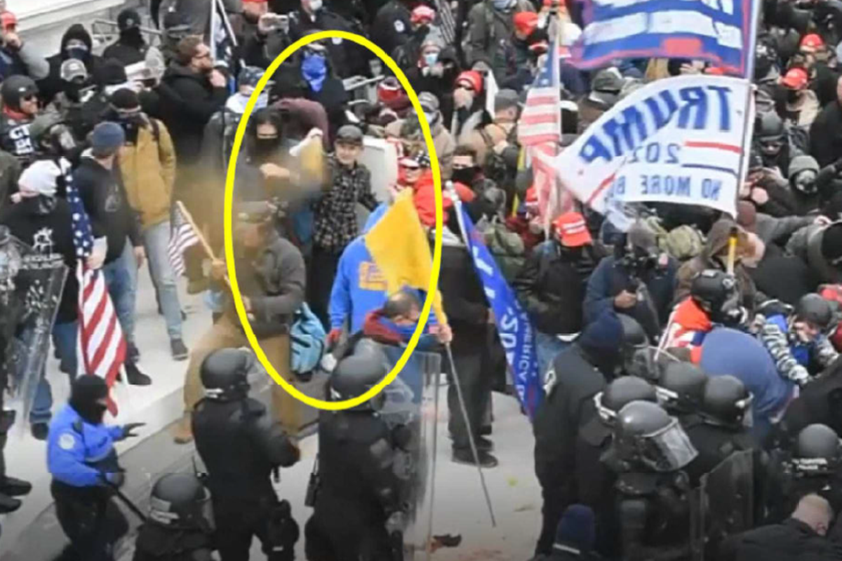 A federal complaint filed against Sean Michael McHugh, 34, of Auburn alleges that McHugh sprayed U.S. Capitol Police officers with an unknown chemical substance and assaulted them with a metal sign during the Jan. 6, 2021, insurrection at the U.S. Capitol.