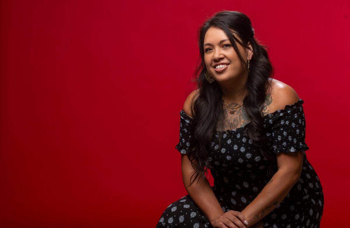 Mindy Galloway, CEO of Khemia Manufacturing and The Pocket Dispensary, poses for a portrait Sept. 4, 2024, as one of this year’s AAPI Change Makers.