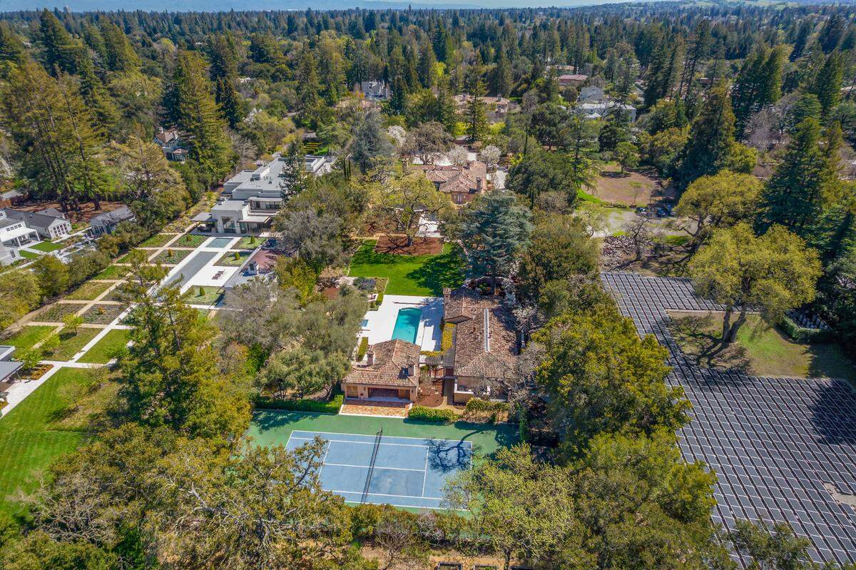 The sprawling Italianate mansion in Atherton, California, sitting on 2.5 acres of exquisite beauty, has listed for $32 million.
