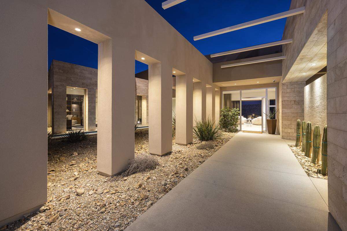 The two-acre property, designed in 2006 by architect Richard Luke, has never been publicly offered.