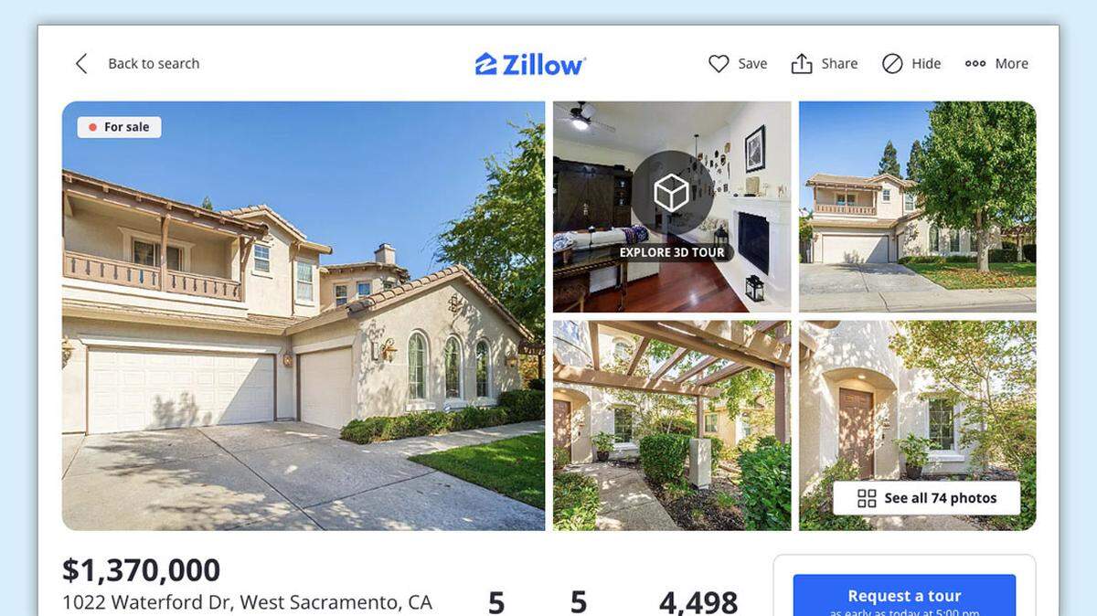 Former Capital Public Radio executive Jun Reina’s home in West Sacramento was listed for sale on Zillow for $1.37 million in November 2024.