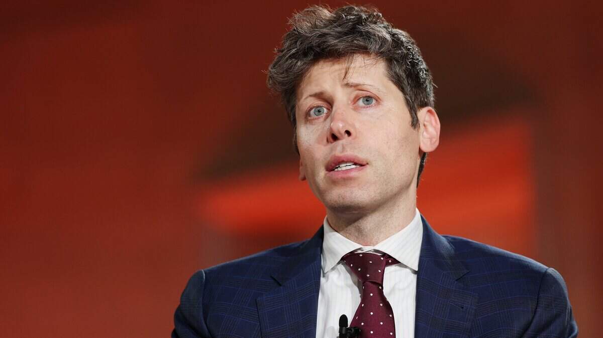 OpenAI CEO Sam Altman speaks during the BlackRock Infrastructure Summit on March 11, 2026 in Washington, DC. 