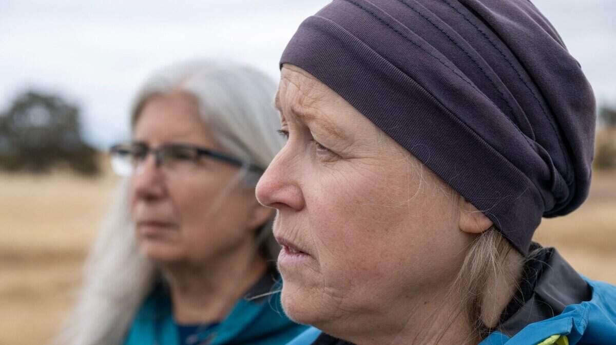 Kim Delfino, an environmental consultant for Defenders of Wildlife, talks on Thursday, Nov. 21, 2024, about the rolling hills of eastern Sacramento County, the planned location for the 400-acre Coyote Creek Solar project. The land is home to dozens of special-status animals. 
