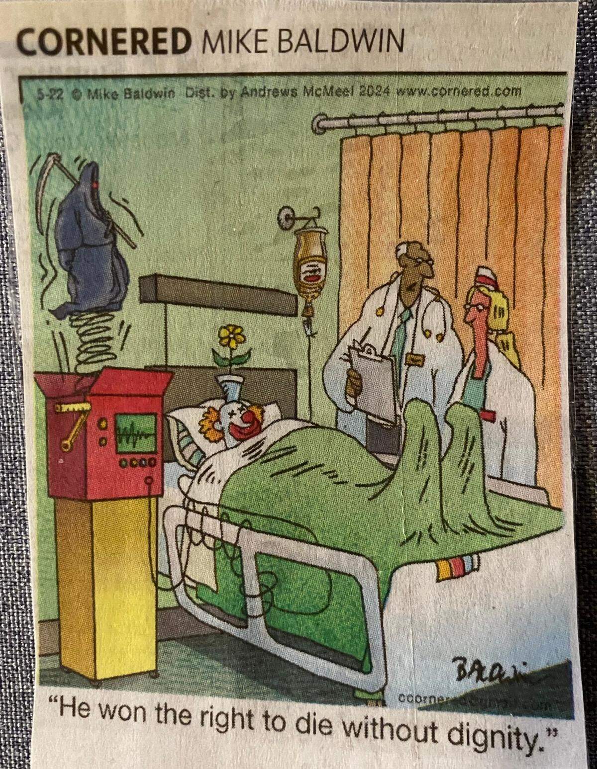 A comic owned by author Bunny Stevens.