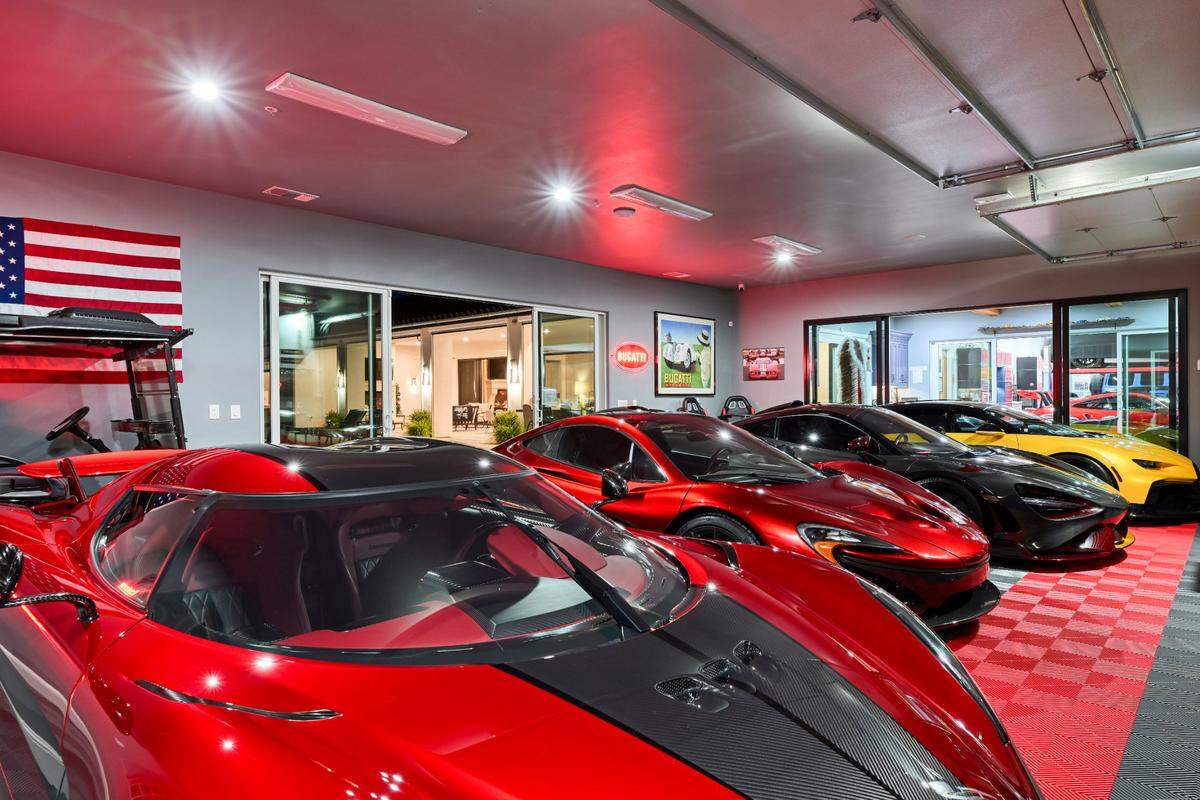 The point of a sports car is to drive, the home’s owner says.