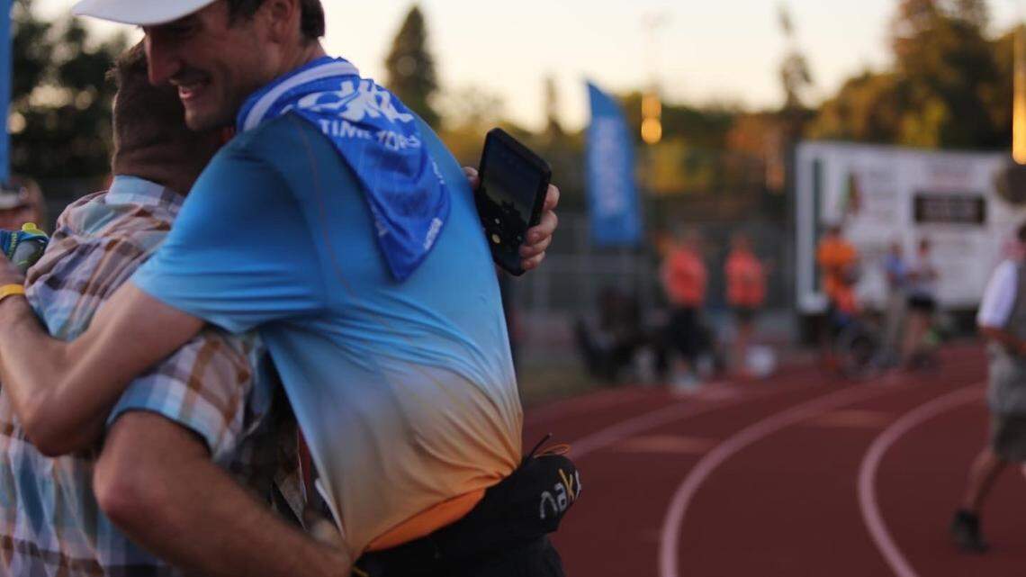 Adam Peterman at the 2022 Endurance Run on June 24, 2022. Peterman finished first in his hundred-mile debut.