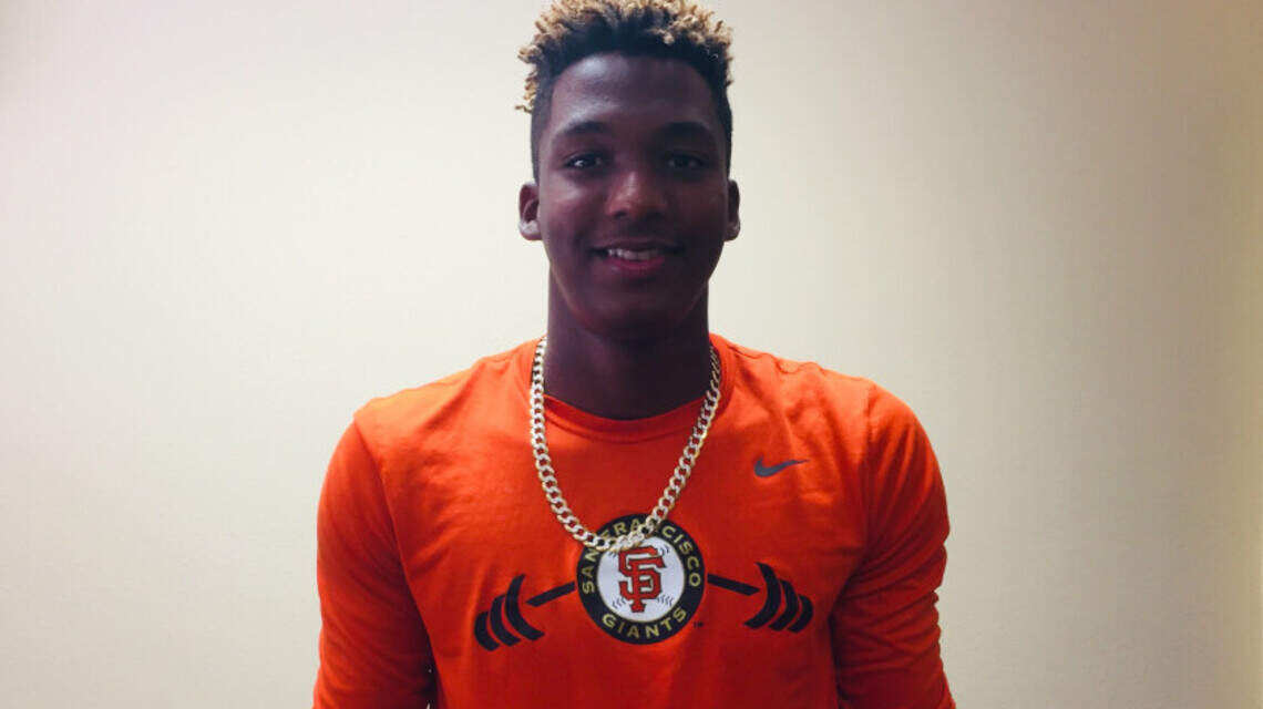 Giants’ 17-year-old prospect already showing talent, maturity beyond his years