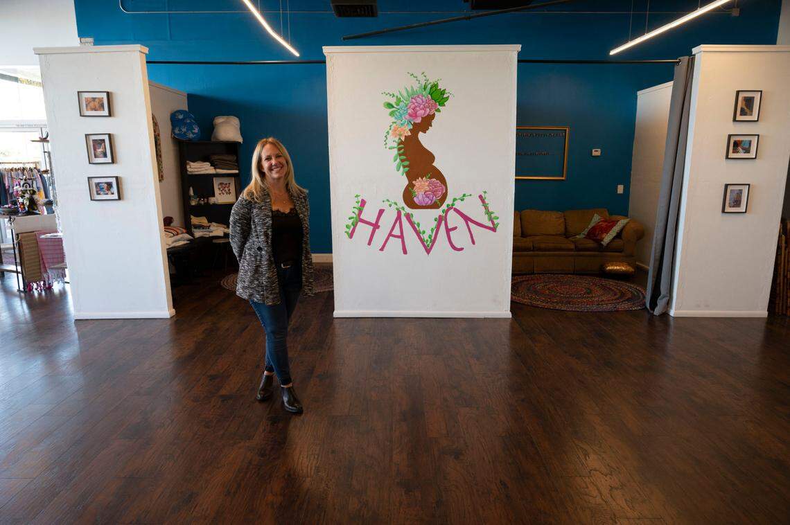 Heidi Jones is one of the co-founders of Haven, a pregnancy and postpartum care nonprofit in East Sacramento participating in one of the pilot programs in California that are testing doula Medi-Cal coverage, Wednesday, Nov. 2. The state is poised to spend millions of dollars a year to provide doulas to low-income women through Medi-Cal, greatly expanding the number of people who can afford this care.