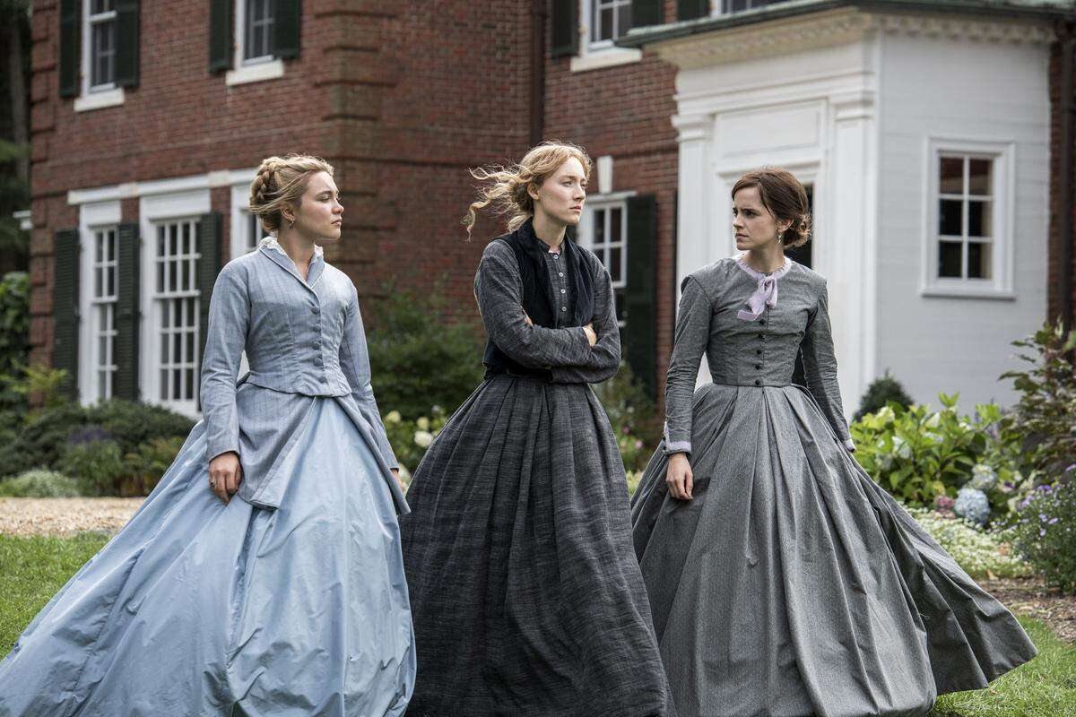 Florence Pugh, Saoirse Ronan and Emma Watson in Greta Gerwig’s “Little Women.” (Wilson Webb/Sony Pictures/TNS)