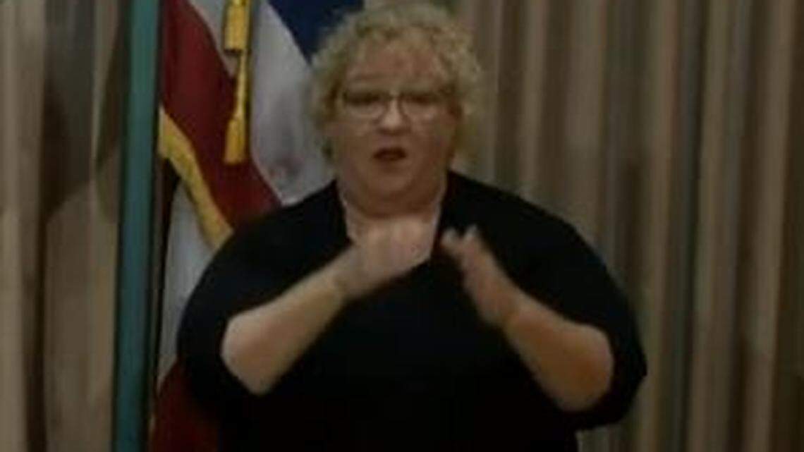 Patty Sakal, 62, an American Sign Language interpreter at coronavirus briefings in Hawaii, died of COVID-19 on a California visit to her family.