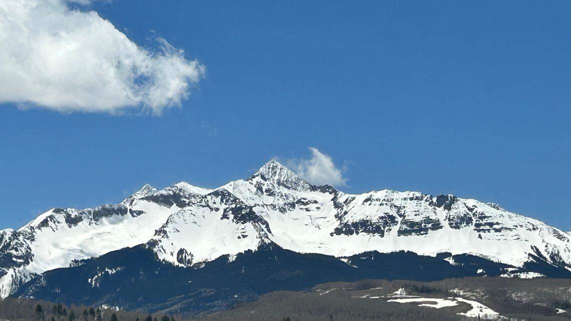 A 32-year-old skier fell 2,000 feet near Telluride, requiring a helicopter rescue, Colorado sheriff’s officials say.