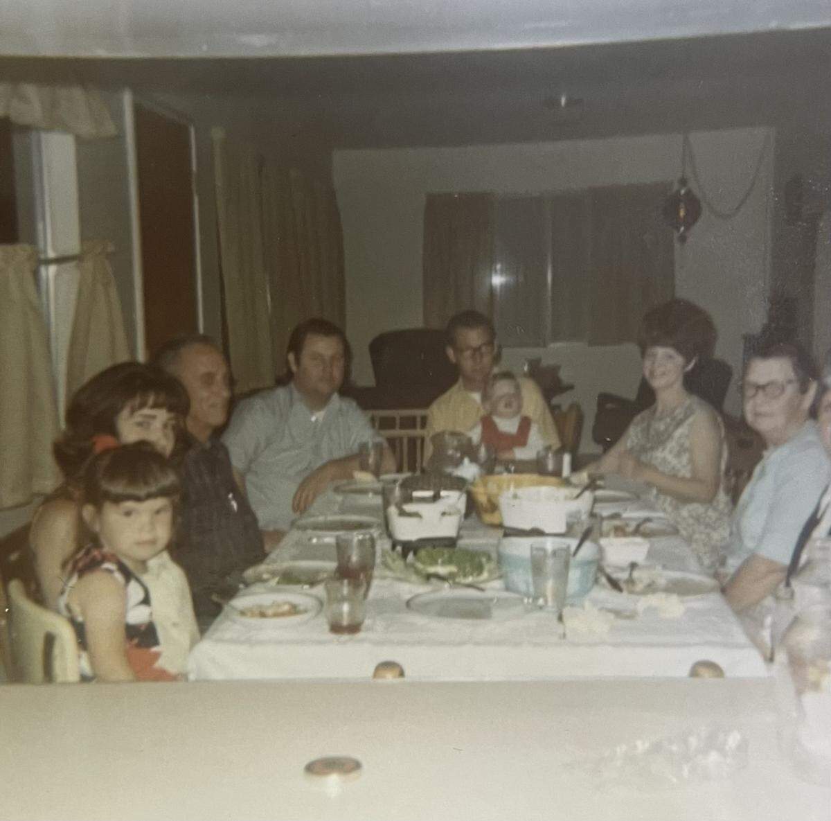 Bunny Stevens’ dad, third from left.