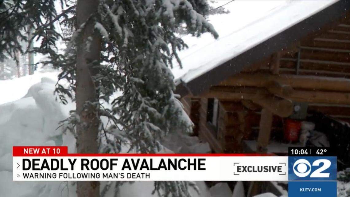 Ryan Peterson, 50, died after snow from his family’s cabin fell and buried him, Utah officials said.