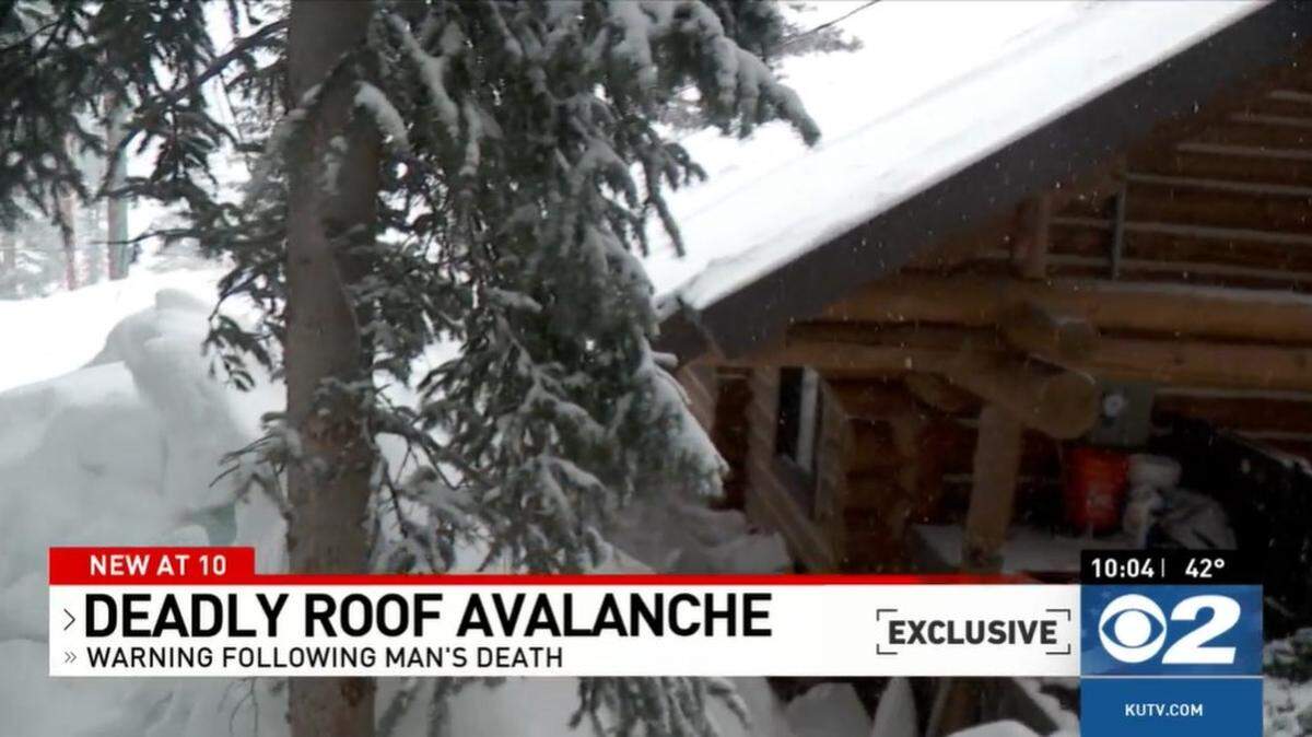 Ryan Peterson, 50, died after snow from his family’s cabin fell and buried him, Utah officials said.