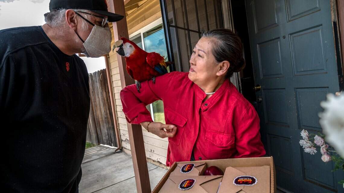 What I learned from delivering food to those in need. Plus, I kissed a bird and I liked it