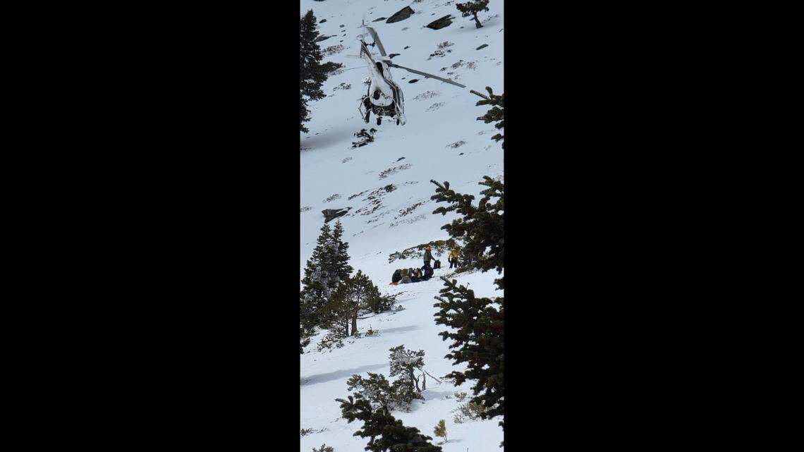 A female hiker died after falling up to 700 feet down Baldy Bowl on Mt. Baldy in California on Jan. 8, 2023, authorities said.