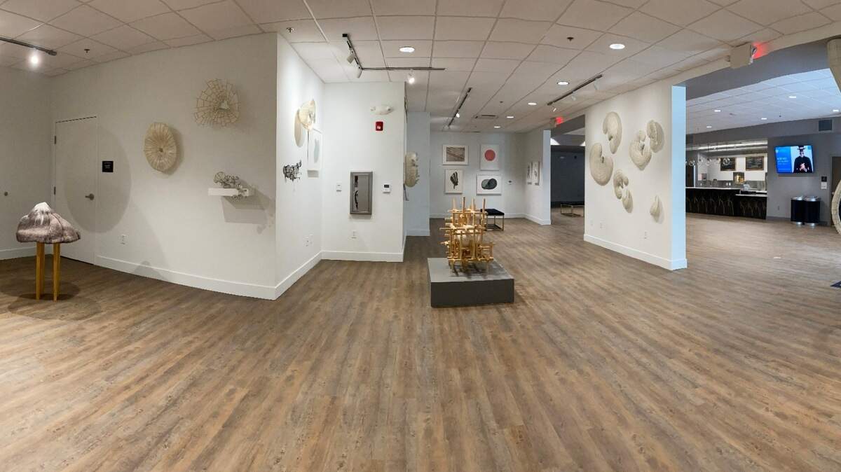 Nancy Mintz’s Strata is the inaugural fine arts exhibit at the Center for the Arts in Grass Valley. It’s open to the public every Thursday and Friday from 4 p.m.-7 p.m.