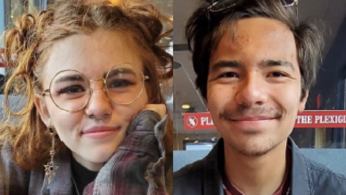Two bodies and the car that teens Sophie Edwards and Ethan Manzano were driving was found under the Angeles Crest Highway, the Los Angeles Sheriff’s Dept. said.