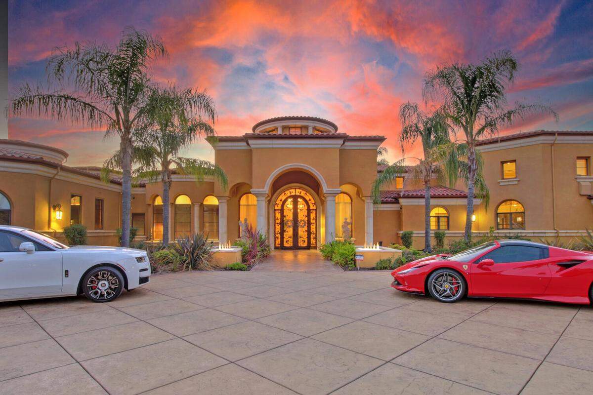 The Granite Bay mansion is listed at $5.9 million.