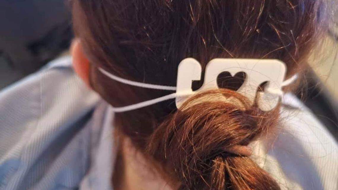 Lexi Tcha’s ear savers are designed to take pressure off the ears for people wearing masks.