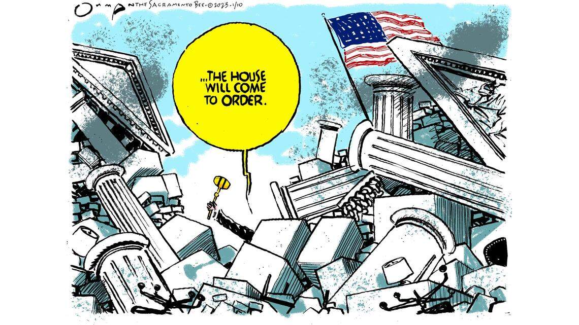 GOP Speaker of the House Kevin McCarthy looks to restore order after his squeaker election.