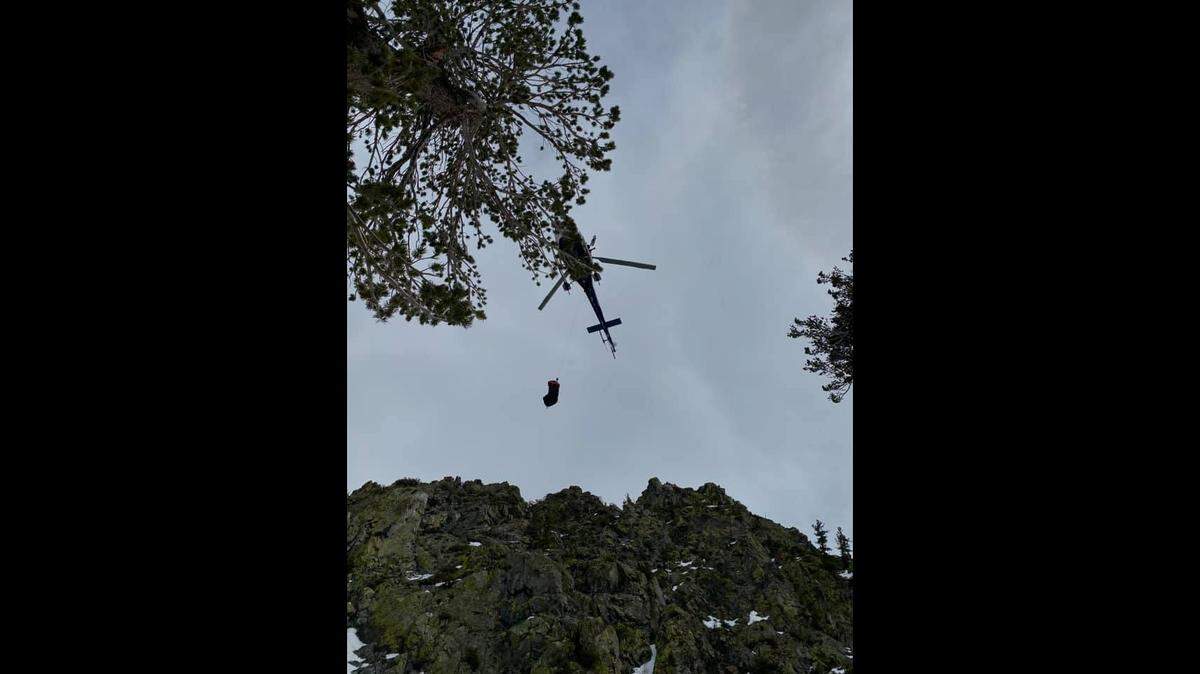 A Tahoe couple were caught and injured in an Inyo County avalanche Thursday while climbing and skiing in the area.