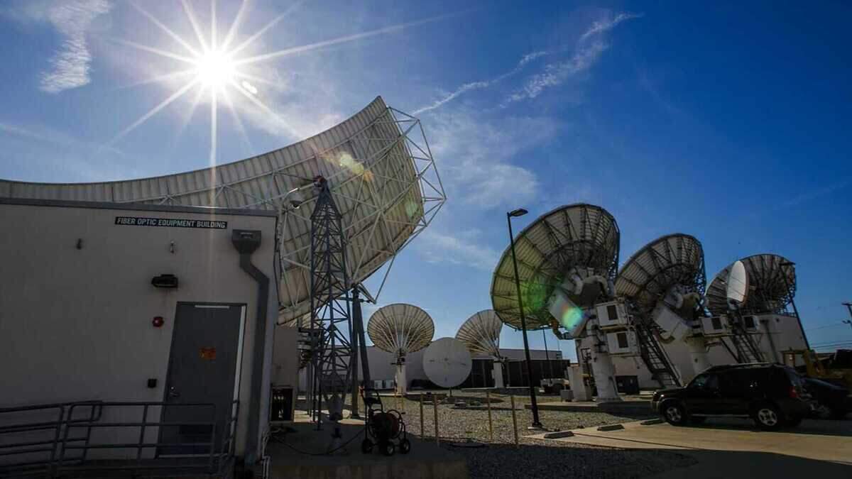 DirecTV satellite dishes at its Los Angeles Broadcast Center in Culver City in 2023. Millions of DirecTV customers lost access to Nexstar Media Group channels, including KTXL-TV, Ch. 40, in Sacramento amid a dispute between the media companies.